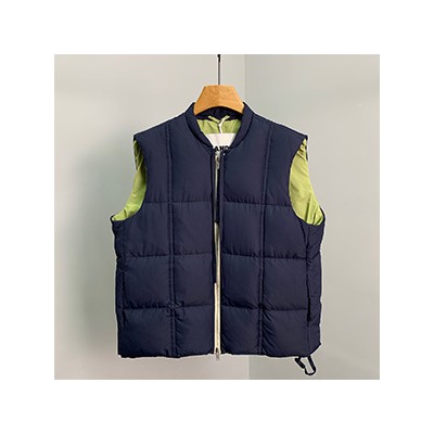 JIL SANDER LIGHT WEIGHT ZIP-UP DOWN VEST - 질 샌더 라이트 웨이트 집업 다운 패딩조끼