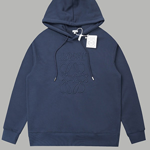 LOEWE ANAGRAM BIG LOGO HOOD SHIRT - 로에베 아나그램 빅로고 후드 티셔츠