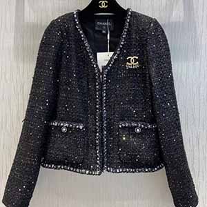 CHANEL TWEED JAKET - 샤넬 여성용 트위드 자켓