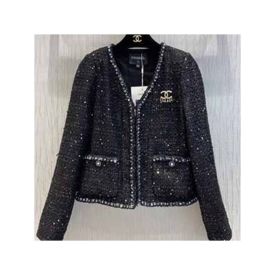 CHANEL TWEED JAKET - 샤넬 여성용 트위드 자켓