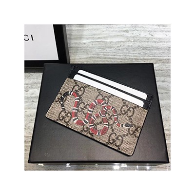 [GOOD ITEM] GUCCI GG SUPREME CARD WALLET - 구찌 GG 수프림 카드 지갑