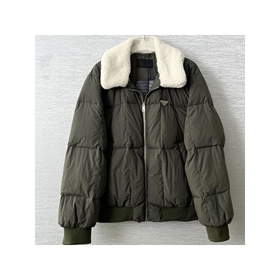 PRADA SHEARLING DOWN JACKET - 프라다 세어링 다운 자켓