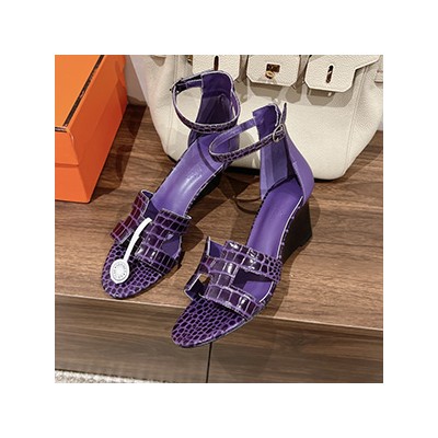 HERMES LEGEND WEDGE SANDAL - 에르메스 레전드 웨지 샌들