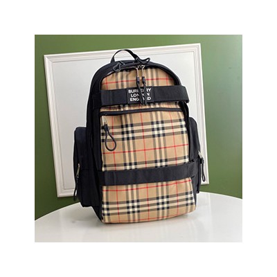  BURBERRY VINTAGE CHECK BACKPACK - 버버리 빈티지 체크 백팩