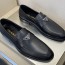 PRADA LOGO LOAFER - 프라다 남성용 가죽 로퍼