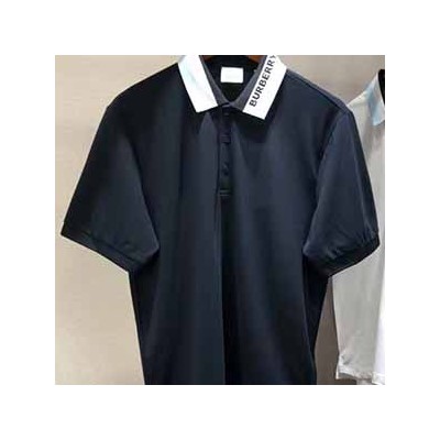 BURBERRY LOGO COLLAR T SHIRT - 버러리 카라 반팔 티셔츠