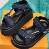 LOUIS VUITTON POOL PILOW COMFORT VELCRO SANDAL - 루이비통 풀 필로우 콤포트 벨트로 스트랩 샌들