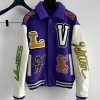 LOUIS VUITTON MULTI PATCH LEATHER VARSITY JACKET - 루이비통 멀티패치 바시티 블루종 자켓