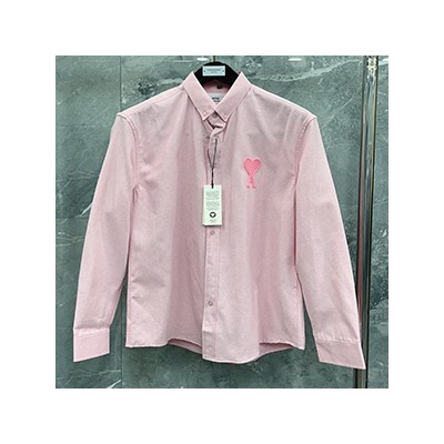 AMI BIG LOGO DRESS SHIRT - 아미 빅 로고 드레스셔츠