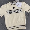 CHRISTIAN DIOR LUCKY STAR KNIT SHIRT - 크리스찬 디올 럭키 스타 니트 반팔티셔츠