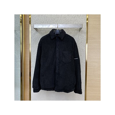 BALENCIAGA FLEECE BLOUSON JACKET - 발렌시아가 플리스 블루종 자켓