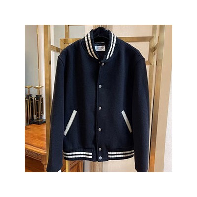 SAINT LAURENT TEDDY BOMBER JACKET - 입생로랑 테디 봄버 자켓