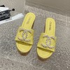 CHANEL CC LOGO SLIPPER - 샤넬 CC로고 슬리퍼