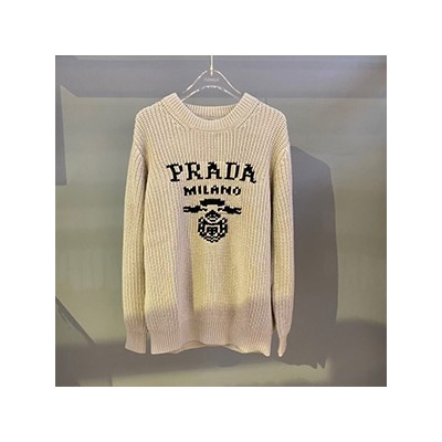 PRADA LOGO SWEATER KNIT - 프라다 로고 스웨터 니트