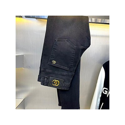 GUCCI DENIM JEANS - 구찌 GG로고 데님 바지