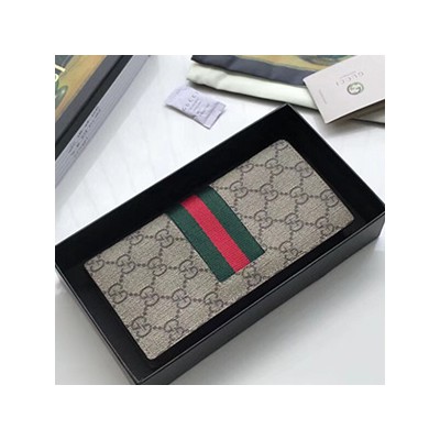 [2018 NEW ARRIVAL] GUCCI GG SUPREME WALLET - 구찌 GG 수프림 장지갑