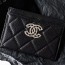 CHANEL CARD HOLDER - 샤넬 큐빅로고 카드홀더