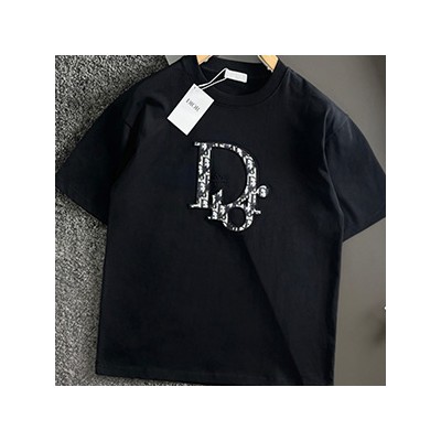 CHRISTIAN DIOR LOGO T SHIRT - 크리스찬 디올 로고 반팔 티셔츠