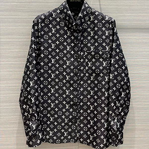 LOUIS VUITTON MONOGRAM DRESS SHIRT - 루이비통 여성용 모노그램 셔츠