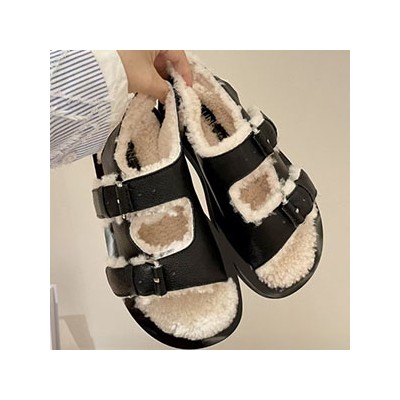 CELINE HIKER SHEARING STRAP SANDAL - 셀린느 하이커 시어링 스트랩 샌들