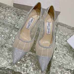 JIMMYCHOO FABRIC PUMPS - 지미추 패브릭 펌프스