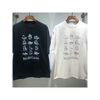 BALENCIAGA SHORT SLEEVE T SHIRT - 발렌시아가 반팔티