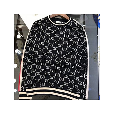 GUCCI KNIT ROUND T SHIRT - 구찌 니트 라운트 티셔츠