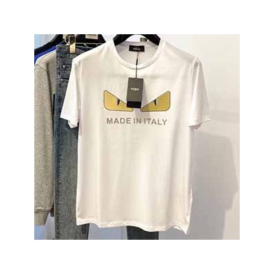 FENDI LOGO PRINTING T SHIRT - 펜디 로고 프린팅 반팔 티셔츠