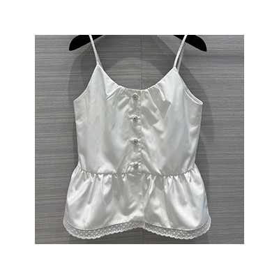 CHANEL 23S LADIES SLEEVELESS - 샤넬 23S 민소매 셔츠