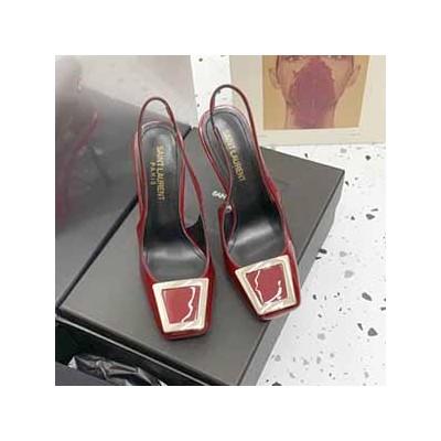 YVESSAINT LAURENT MAXINE SLINGBACK PUMPS - 입생로랑 맥신 슬링백 펌프스