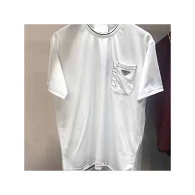 PRADA LOGO T-SHIRT - 프라다 로고 프린팅 반팔 티셔츠