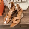 HERMES LEGEND WEDGE SANDAL - 에르메스 레전드 웨지 샌들