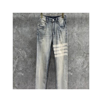 THOM BROWN DENIM PANTS - 톰브라운 사선 청바지