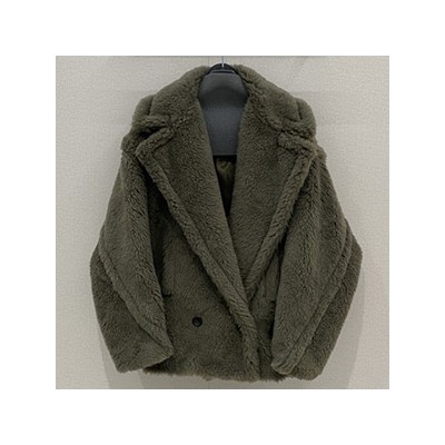 MAXMARA RANGHI TEDDY BEAR SHORT COAT JACKET - 막스마라 란지 테디베어 숏 코트 자켓