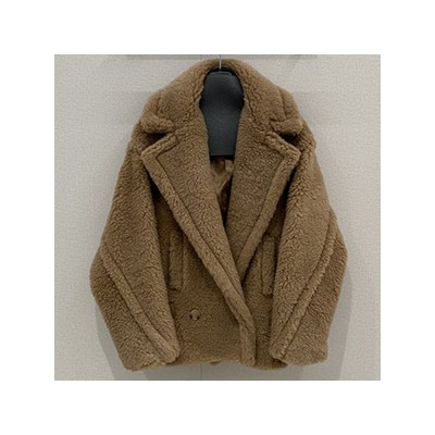 MAXMARA RANGHI TEDDY BEAR SHORT COAT JACKET - 막스마라 란지 테디베어 숏 코트 자켓