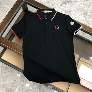 MONCLER SHORT COLLAR T SHIRT - 몽클레어 반팔 카라 티셔츠