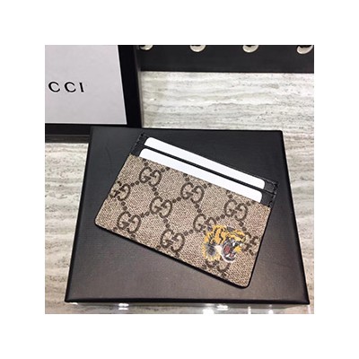 [GOOD ITEM] GUCCI GG SUPREME CARD WALLET - 구찌 GG 수프림 카드 지갑