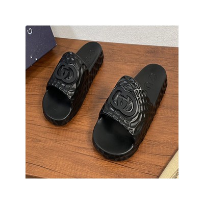 GUCCI GG SLIDE FOR MEN SANDAL - 구찌 GG 슬라이드 포 맨 샌들