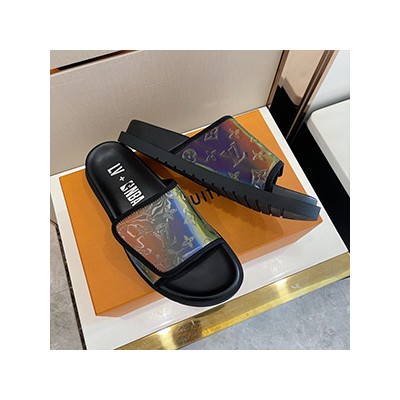 LOUIS VUITTON NBA MIAMI MULE SLIPPER - 루이비통 NBA 미아미 뮬 슬리퍼