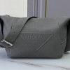  PRADA EMBOSS LOGO CROSS SHOULDER BAG - 프라다 삼각 엠보스 로고 크로스 숄더백