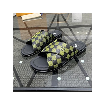 LOUIS VUITTON DAMIER SUMMER SLIPPER - 루이비통 다미에 섬머 슬리퍼