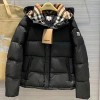 BURBERRY CHECK HOODED PADDING - 버버리 체크 후드 패딩