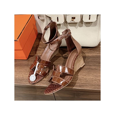 HERMES LEGEND WEDGE SANDAL - 에르메스 레전드 웨지 샌들