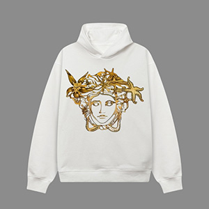 VERSACE MEDUSA MOTIF HOOD SHIRT - 베르사체 메두사 모티프 후드 티셔츠