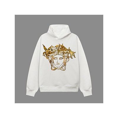 VERSACE MEDUSA MOTIF HOOD SHIRT - 베르사체 메두사 모티프 후드 티셔츠