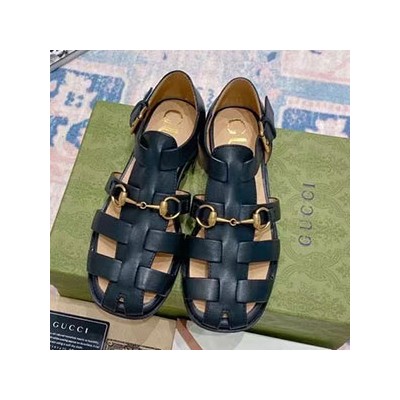 GUCCI ELEKTRA LEATHER FISHERMAN SANDAL - 구찌 엘렉트라 가죽 피셔맨 샌들