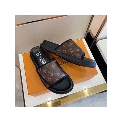 LOUIS VUITTON NBA MIAMI MULE SLIPPER - 루이비통 NBA 미아미 뮬 슬리퍼