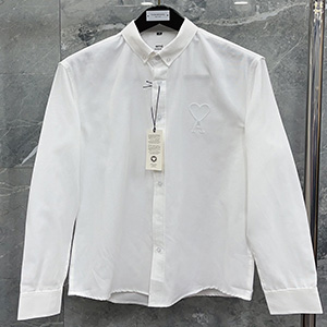 AMI BIG LOGO DRESS SHIRT - 아미 빅 로고 드레스셔츠