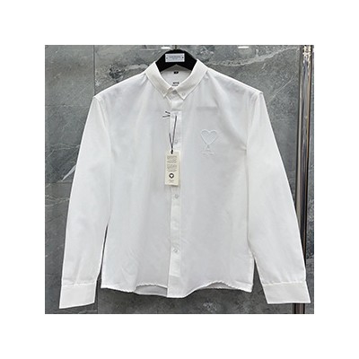 AMI BIG LOGO DRESS SHIRT - 아미 빅 로고 드레스셔츠