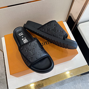 LOUIS VUITTON NBA MIAMI MULE SLIPPER - 루이비통 NBA 미아미 뮬 슬리퍼